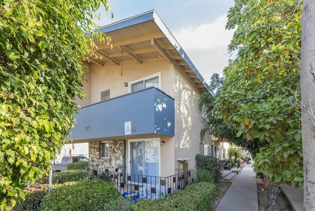 view of rear view of property