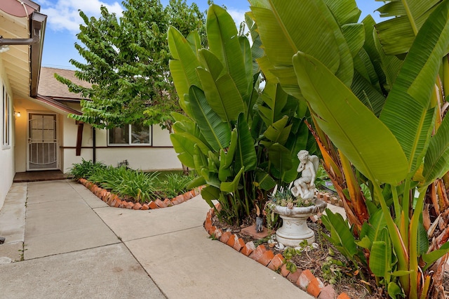 exterior space with a patio area