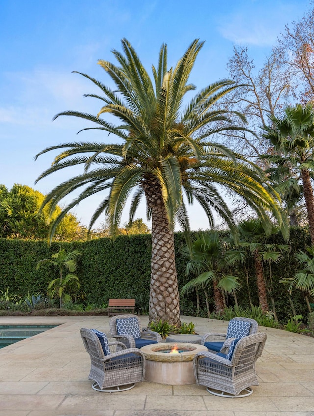 view of patio