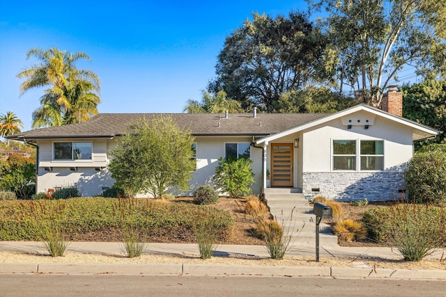 view of ranch-style house