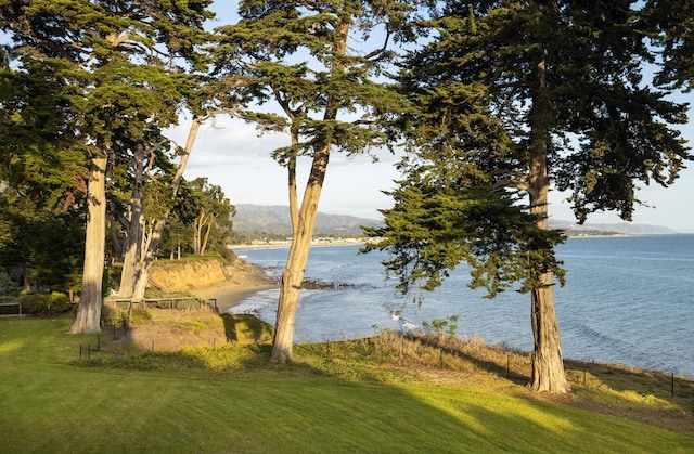 view of water feature