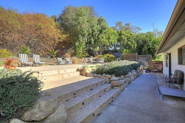 view of patio