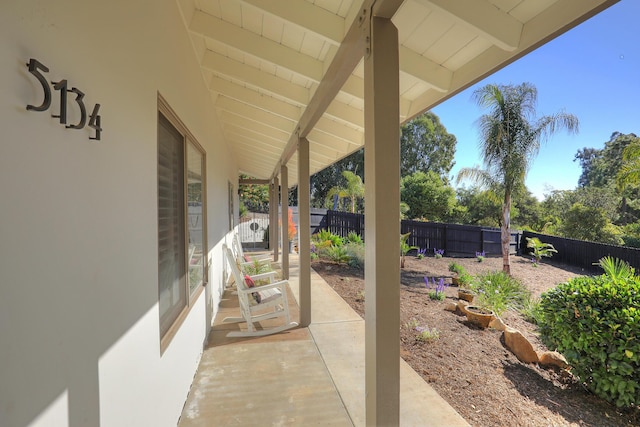 view of patio