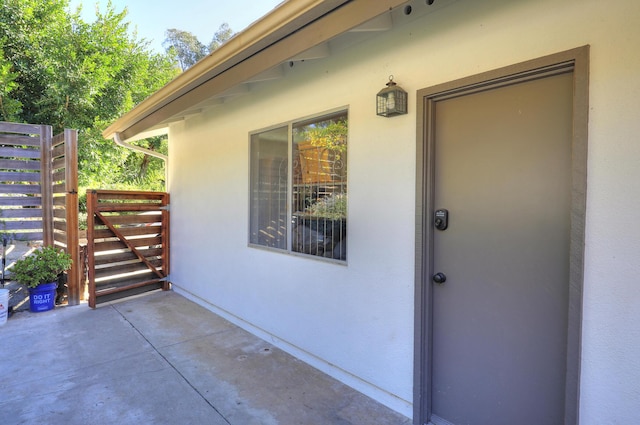 view of property entrance