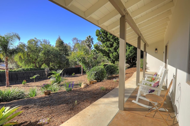 view of patio