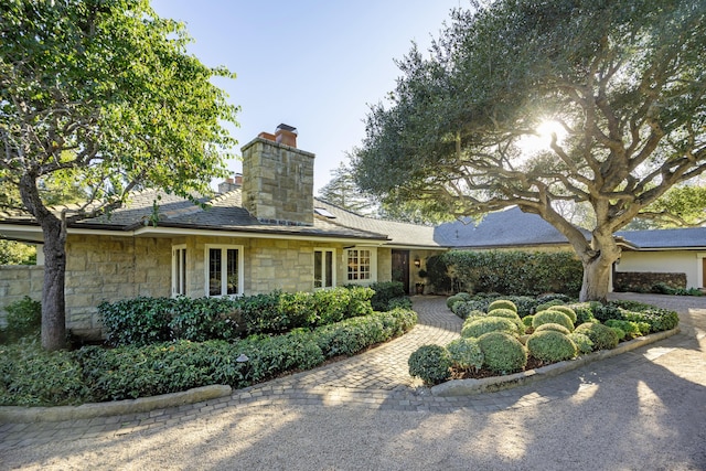 view of front of home