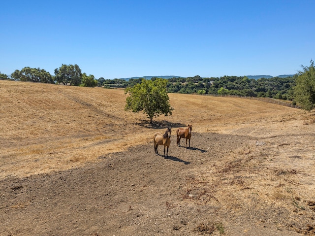 exterior space featuring a rural view