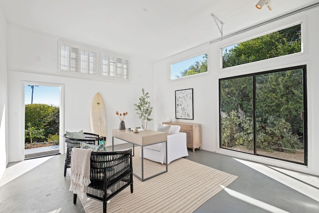 sunroom featuring plenty of natural light