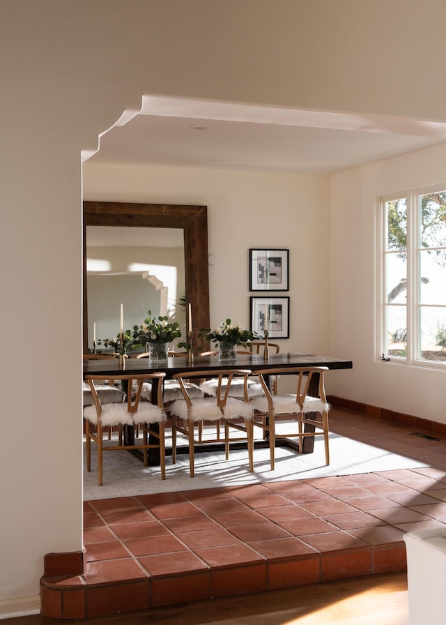 view of dining room