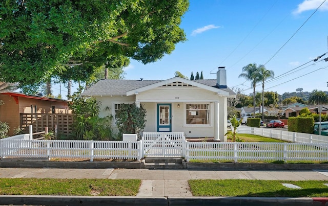 view of bungalow-style home