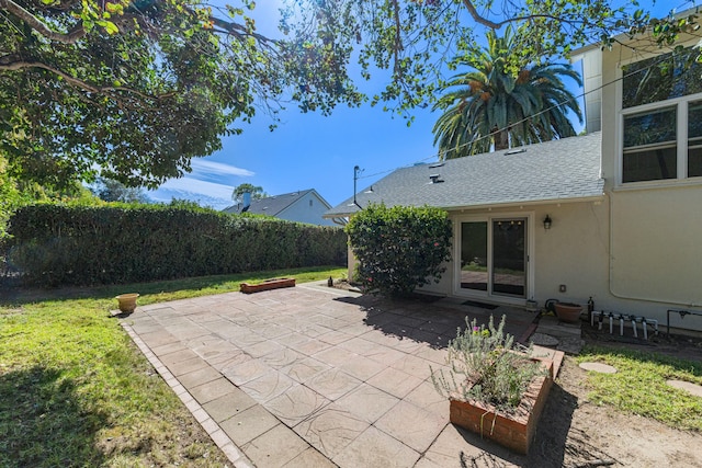 view of patio with fence