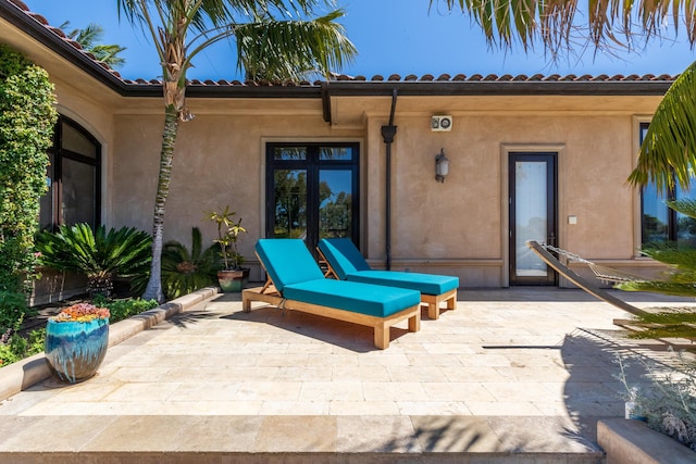 view of patio / terrace with french doors