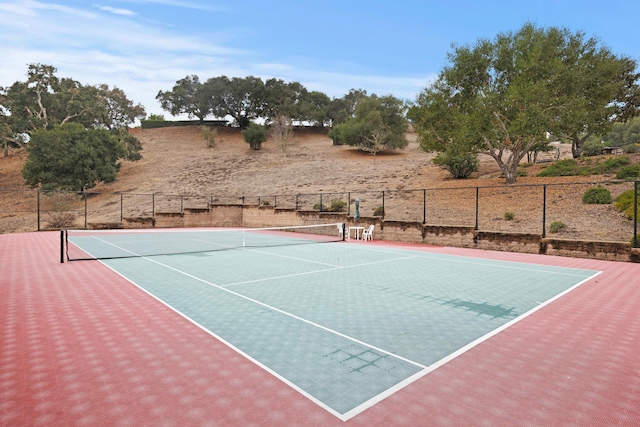 view of sport court