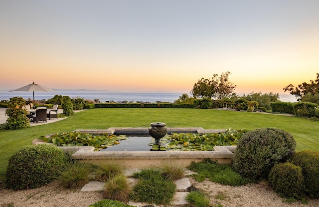 4230 Cresta Ave, Santa Barbara, CA 93110 - view of yard at dusk