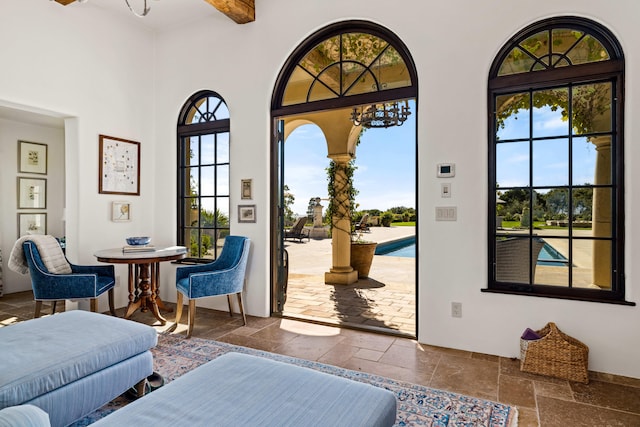 4230 Cresta Ave, Santa Barbara, CA 93110 - doorway with a towering ceiling