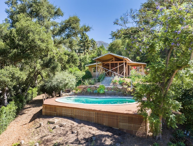 view of swimming pool