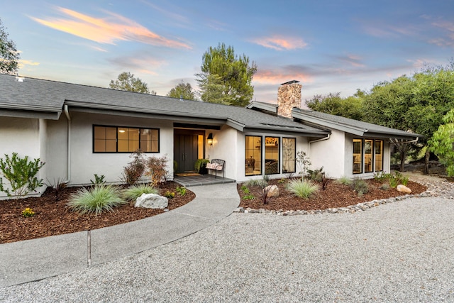 view of ranch-style house