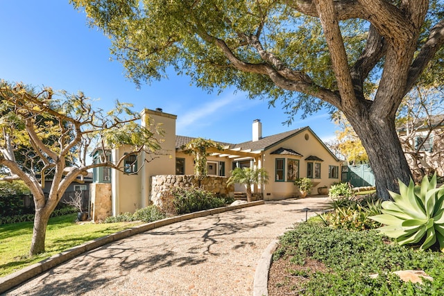 view of front of home