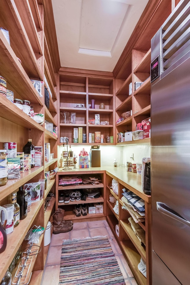 view of pantry