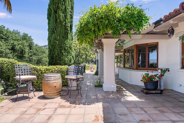 view of patio