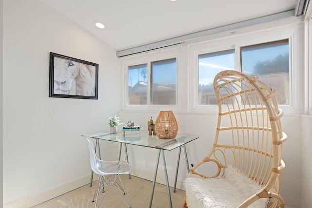 office space featuring plenty of natural light