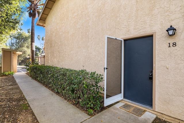 view of entrance to property