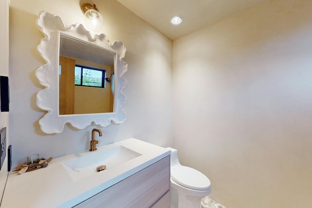 670 Santa Lucia Ave, Los Osos, CA 93402 - half bathroom featuring toilet and vanity