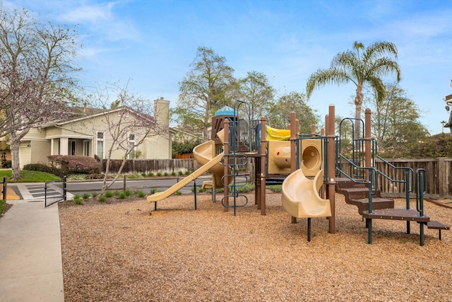 view of community playground