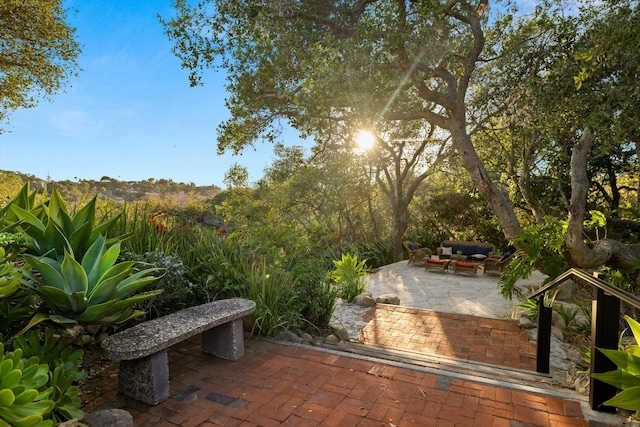 view of patio / terrace with outdoor lounge area