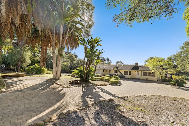 view of ranch-style home