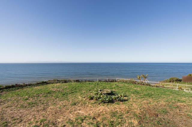 4121 Creciente Dr, Santa Barbara, CA 93110 - view of water feature featuring fence
