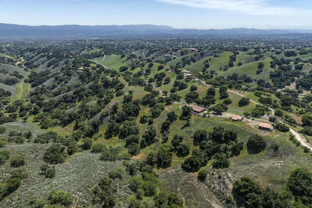 3776 Live Oak Rd, Santa Ynez, CA 93460 - bird's eye view featuring a mountain view