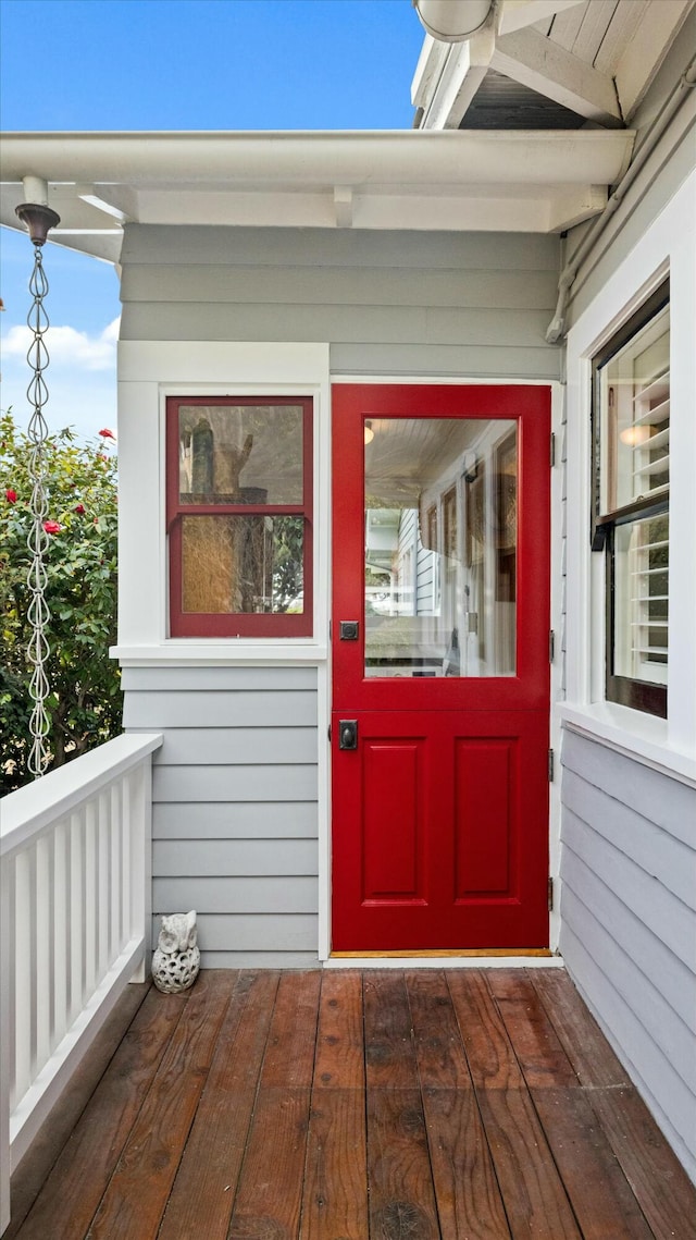 view of entrance to property