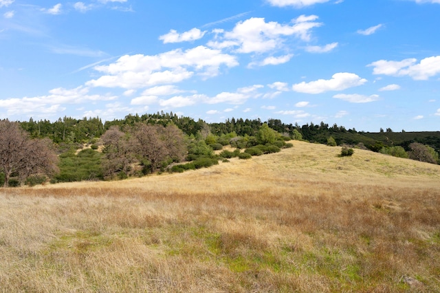 view of landscape with a rural view