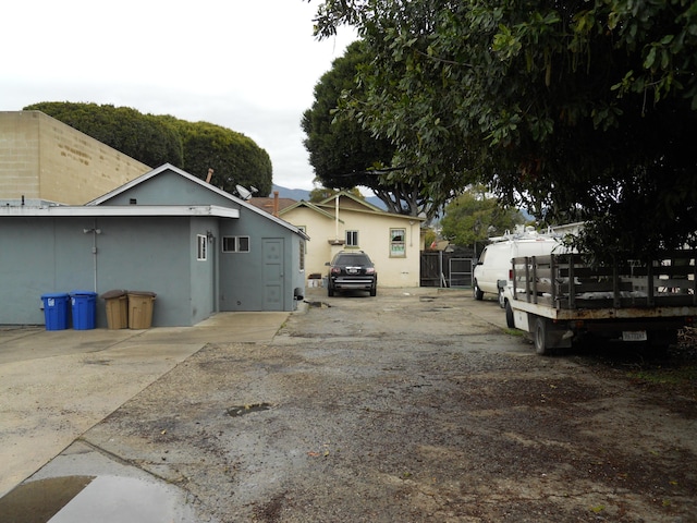 exterior space featuring stucco siding