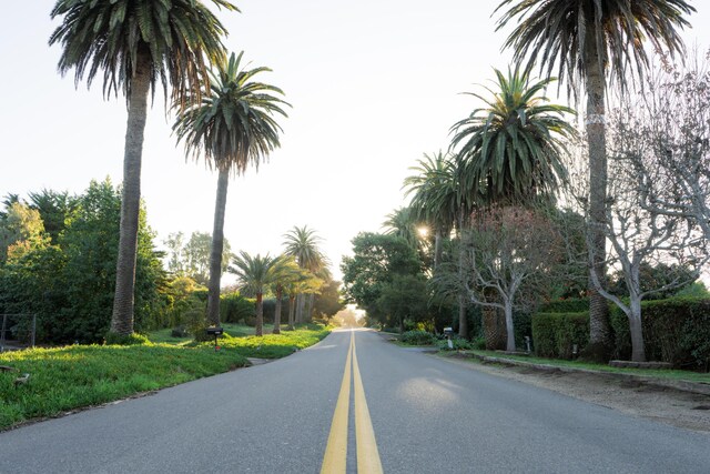 view of road