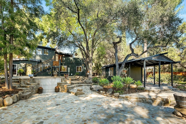 exterior space with a patio