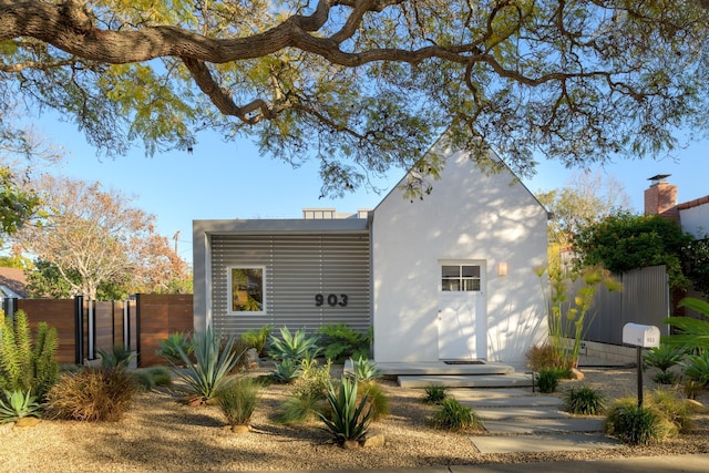 903 W Mission St, Santa Barbara, CA 93101 - back of house with stucco siding and fence