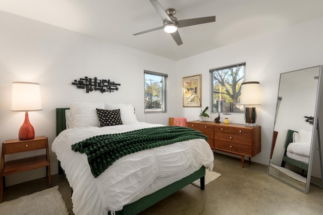 903 W Mission St, Santa Barbara, CA 93101 - bedroom featuring multiple windows and a ceiling fan