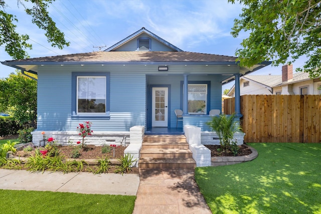 334 W Mission St, Santa Barbara, CA 93101 - view of front of property featuring a porch and a shingled roof