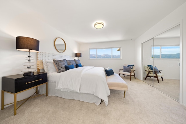 bedroom featuring carpet floors