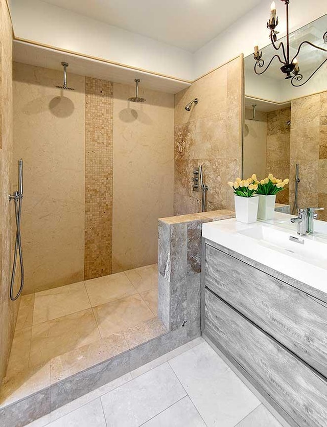 741 Saddle Ln, Ojai, CA 93023 - full bath with a walk in shower and vanity