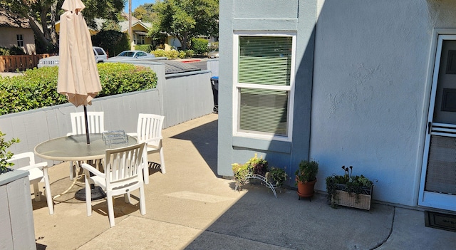 view of patio / terrace with outdoor dining space