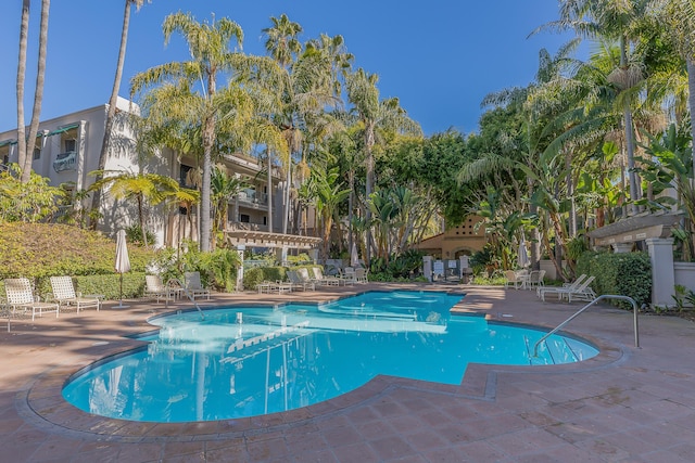 community pool featuring a patio