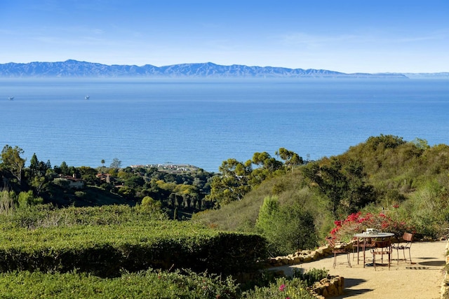 1060 Ladera Ln, Santa Barbara, CA 93108 - water view featuring a mountain view