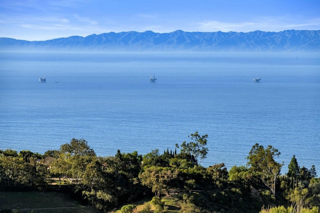 1060 Ladera Ln, Santa Barbara, CA 93108 - property view of water with a mountain view
