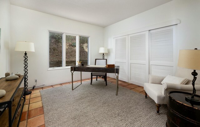 1060 Ladera Ln, Santa Barbara, CA 93108 - office featuring light tile patterned floors