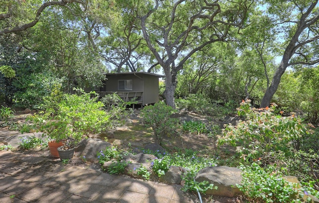 840 Mission Canyon Rd, Santa Barbara, CA 93105 - view of yard featuring a wooden deck