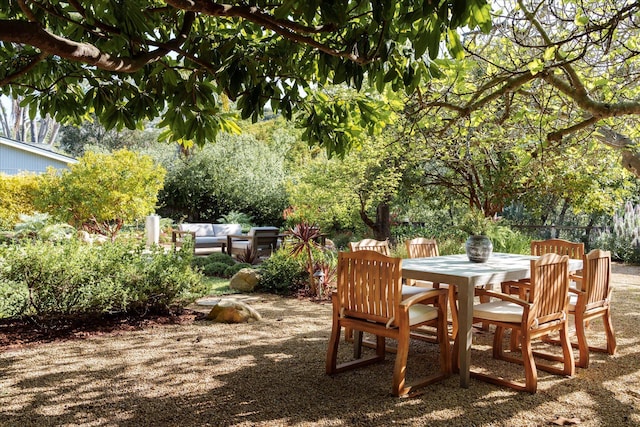 view of patio / terrace with outdoor dining space