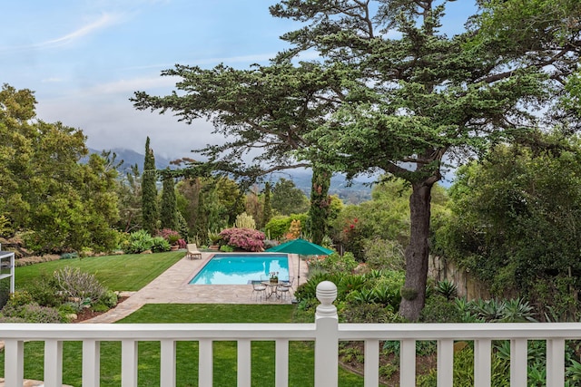935 Arcady Rd, Santa Barbara, CA 93108 - pool with a yard and a patio